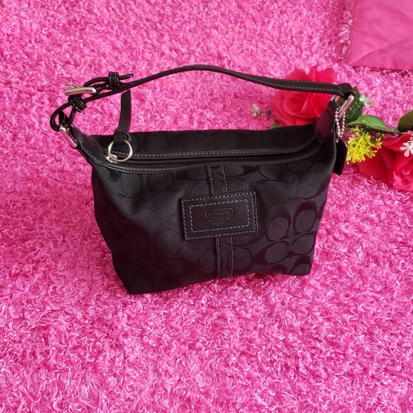 Coach Handbags - Coach wallet, with zipper closure, small strap